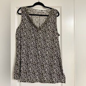 Liz Claiborne XL Sleeveless Top
